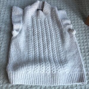 Lilla P Cream Knit Sweater Vest